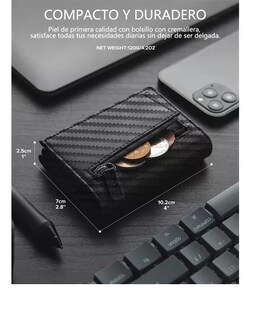 Foto 4 | Foto 4 | Billetera Tarjetero De Aluminio Con Cartera Protección Rfid