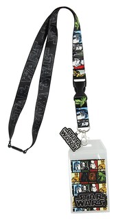 Foto 1 | Foto 1 | Llavero Con Cordón Para Identificación De Star Wars Con Varios Personajes - Venta Internacional.