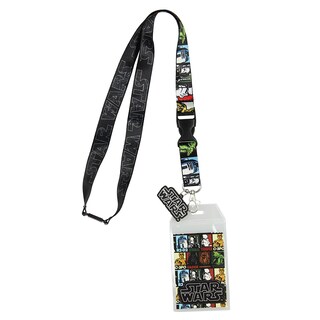 Foto 3 | Foto 3 | Llavero Con Cordón Para Identificación De Star Wars Con Varios Personajes - Venta Internacional.