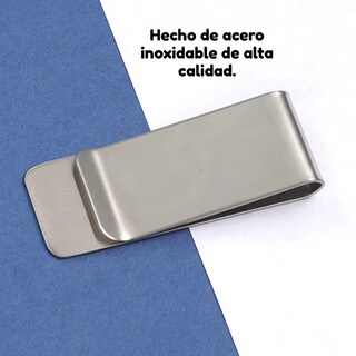 Foto 4 | Foto 4 | Clip Sujeta Billetes Cartera Metal Inoxidable Tarjeta