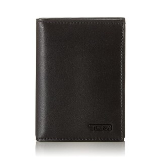 Foto 1 | Foto 1 | Cartera Tumi Delta Con Cierre Rfid Plegable En L, Delgado, Plegable, De Piel Negra - Venta Internacional.