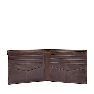Foto 2 | Foto 2 | Cartera Fossil Ml3685201 Color Café De Piel Para Hombre