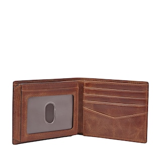 Foto 2 | Foto 2 | Cartera Fossil Ml3681200 Color Café De Piel Para Hombre