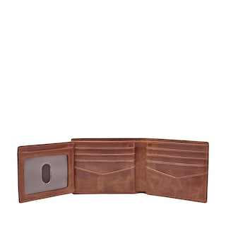 Foto 3 | Foto 3 | Cartera Fossil Ml3681200 Color Café De Piel Para Hombre