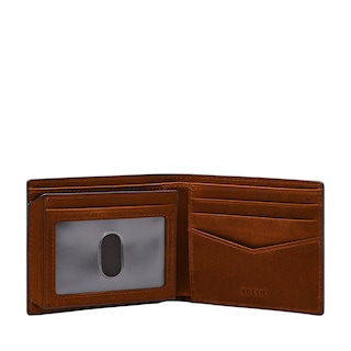 Foto 2 | Foto 2 | Cartera Fossil Ml4397210 Color Café De Piel Para Hombre