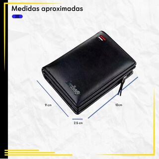 Foto 4 | Foto 4 | Cartera Minimalista Para Hombre Tarjetero Billetera Lab.g Negro
