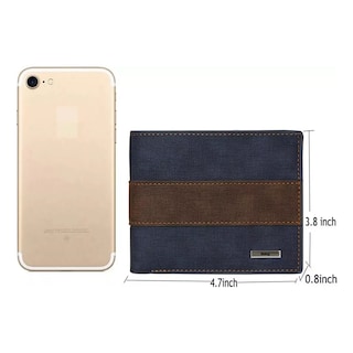 Foto 2 | Foto 2 | Cartera Billetera Belug De Cuero Con Múltiples Tarjetas Hombre Azul Marino Con Cafe Oscuro