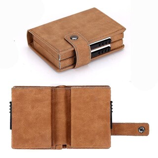 Foto 3 | Foto 3 | Tarjetero Huoguo Rfid De Metal Para Hombre - Venta Internacional.