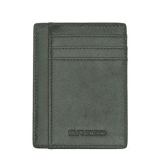 Foto 1 | Foto 1 | Cartera Con Bolsillo Frontal Breed Chase De Piel Auténtica Color Oliva - Venta Internacional.
