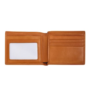 Foto 4 | Foto 4 | Cartera Breed Locke De Piel Auténtica Con Doble Pliegue Naranja - Venta Internacional.