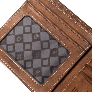 Foto 4 | Foto 4 | Cartera Jinx The Witcher 3 Con Logo De Lobo Blanco Doble Pliegue Marrón - Venta Internacional.