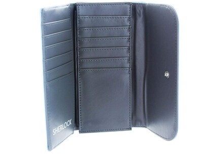 Foto 3 | Foto 3 | Wallet Seven20 Sherlock Holmes Get Sherlocked Grey Men - Venta Internacional.