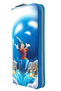 Foto 2 | Foto 2 | Cartera Disney Fantasía Sorcerer Mickey Around Wallet Loungefly color Azul