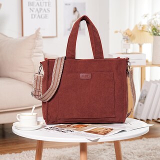 Foto 2 | Foto 2 | Bolso De Hombro Cluci Corduroy A La Moda Para Mujer - Venta Internacional.