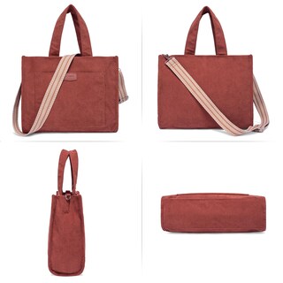 Foto 6 | Foto 6 | Bolso De Hombro Cluci Corduroy A La Moda Para Mujer - Venta Internacional.