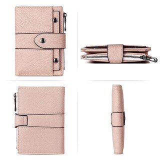 Foto 6 | Foto 6 | Billetera Cluci Pequeña De Piel Plegable Para Mujer Con Monedero - Venta Internacional.