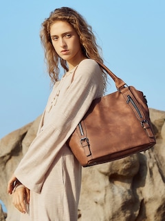 Foto 2 | Foto 2 | Bolso Holgado Cluci De Piel Vegana Grande Para Mujer Con Correa - Venta Internacional.