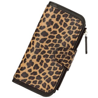 Foto 1 | Foto 1 | Tarjetero Triple Wallet Cluci De Piel Con Bloqueo Rfid Para Mujer - Venta Internacional.