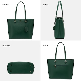 Foto 5 | Foto 5 | Juego De Bolsos Lovevook De 3 Piezas De Cuero Sintético Verde Oscuro - Venta Internacional.