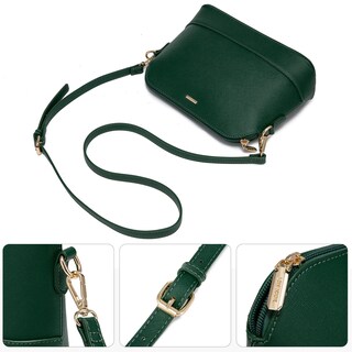Foto 7 | Foto 7 | Juego De Bolsos Lovevook De 3 Piezas De Cuero Sintético Verde Oscuro - Venta Internacional.