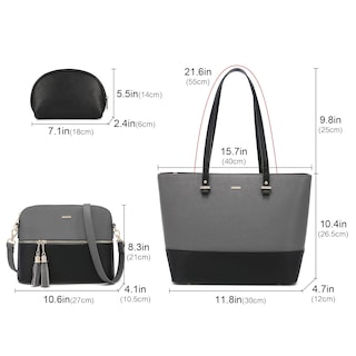 Foto 2 | Foto 2 | Bolso De Hombro Lovevook, Bolso De Hombro Hobo, Juego De 2 Piezas - Venta Internacional.