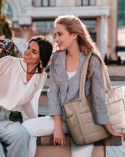 Foto 2 | Foto 2 | Bolsa Bagsmart Lightweight Puffy Para Mujer, 20 L (marrón Grisáceo) - Venta Internacional.