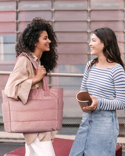 Foto 2 | Foto 2 | Bolso Bagsmart Lightweight Puffy Para Mujer, 20 L, Rosa Oscuro - Venta Internacional.