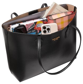 Foto 7 | Foto 7 | Bolso De Mano Kate Spade New York Bleecker Saffiano Negro - Venta Internacional.