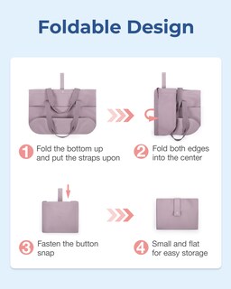 Foto 4 | Foto 4 | Bolsa Bagsmart Para Mujer Plegable Con Cremallera, Capacidad De 20 Litros - Venta Internacional.