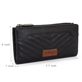Foto 6 | Foto 6 | Cartera Wrangler Minimalist Para Mujer De Piel Vegana Negra - Venta Internacional.