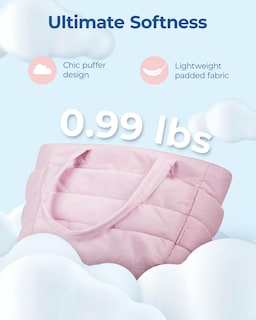 Foto 2 | Foto 2 | Bolsa De Mano Bagsmart Lightweight Puffy Para Mujer, 20 L (rosa) - Venta Internacional.