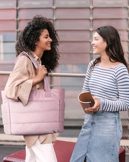 Foto 6 | Foto 6 | Bolsa De Mano Bagsmart Lightweight Puffy Para Mujer, 20 L (rosa) - Venta Internacional.