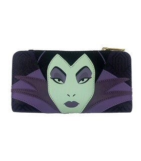 Foto 1 | Foto 1 | Wallet Loungefly Disney Maléfica En La Parte Superior Con Cremallera Para Mujer - Venta Internacional.