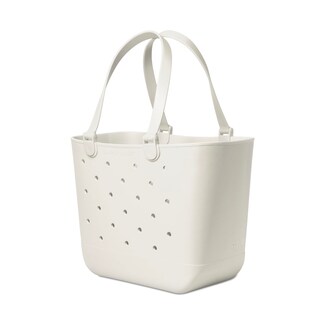 Foto 2 | Foto 2 | Bolsa De Playa Simple Modern Getaway, De Goma, Impermeable, Color Crema - Venta Internacional.