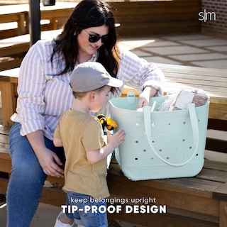 Foto 4 | Foto 4 | Bolsa De Playa, Sencilla Y Moderna, De Goma, Impermeable, Extragrande - Venta Internacional.