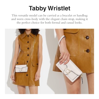 Foto 2 | Foto 2 | Piel De Tiza Pulida Pebble Tabby De Wristlet Coach - Venta Internacional.