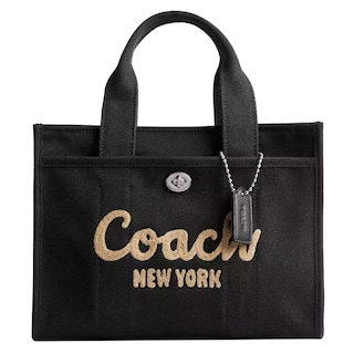 Foto 1 | Foto 1 | Bolsa Coach Cargo Tote 26 De Lona Negra Y Piel Reciclada - Venta Internacional.