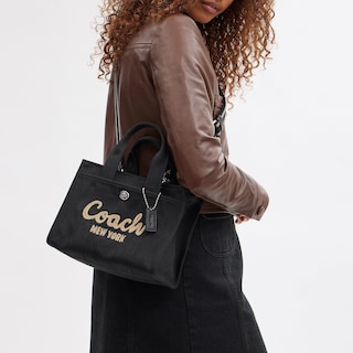 Foto 5 | Foto 5 | Bolsa Coach Cargo Tote 26 De Lona Negra Y Piel Reciclada - Venta Internacional.
