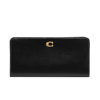 Foto 1 | Foto 1 | Cartera Coach Essential Slim De Piel Negra Para Mujer - Venta Internacional.