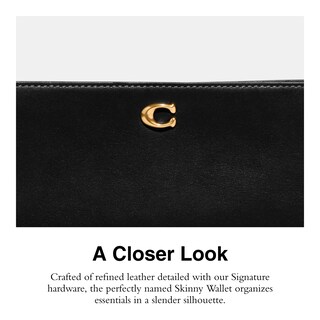Foto 4 | Foto 4 | Cartera Coach Essential Slim De Piel Negra Para Mujer - Venta Internacional.