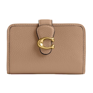 Foto 1 | Foto 1 | Billetera Coach Tabby De Piel Granulada Pulida Mediana, Color Marrón - Venta Internacional.