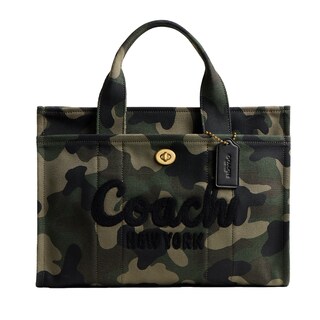 Foto 1 | Foto 1 | Bolsa De Lona Coach Cargo Verde Con Estampado De Camuflaje Múltiple - Venta Internacional.