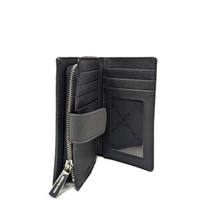 Foto 2 | Foto 2 | Bolso De Mano Michael Kors Negro Con Ranuras Para Tarjetas De Crédito - Venta Internacional.