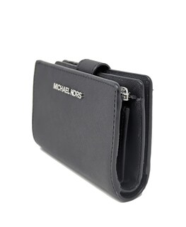 Foto 4 | Foto 4 | Bolso De Mano Michael Kors Negro Con Ranuras Para Tarjetas De Crédito - Venta Internacional.