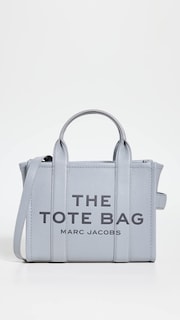 Foto 2 | Foto 2 | Bolso Marc Jacobs The Leather Small Para Mujer, Color Gris Lobo - Venta Internacional.