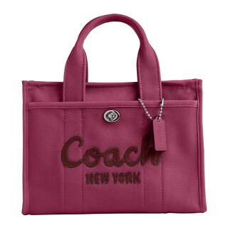 Foto 1 | Foto 1 | Bolsa Coach Cargo Tote 26, Tela Y Piel, Color Rosa, Para Mujer - Venta Internacional.