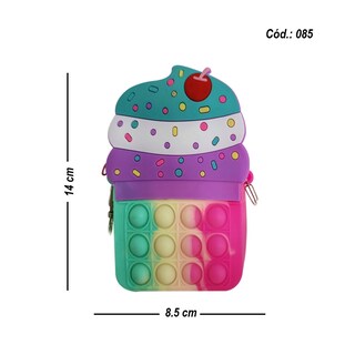 Foto 2 | Foto 2 | Bolsa Tipo Cartera Antistress Toy Pop It De 14 X 8,5 Cm Para Niños - Venta Internacional.