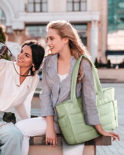 Foto 2 | Foto 2 | Bolso De Mano Bagsmart, Ligero Y Acolchado, Con Compartimentos Para Mujer - Venta Internacional.