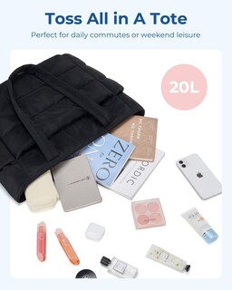 Foto 5 | Foto 5 | Bolso De Mano Bagsmart, Ligero Y Acolchado, Con Compartimentos Para Mujer - Venta Internacional.