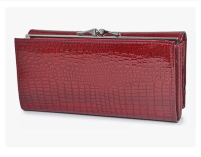 Foto 2 | Foto 2 | Cartera Xtellar De Mujer Patrón De Cocodrilo Rojo